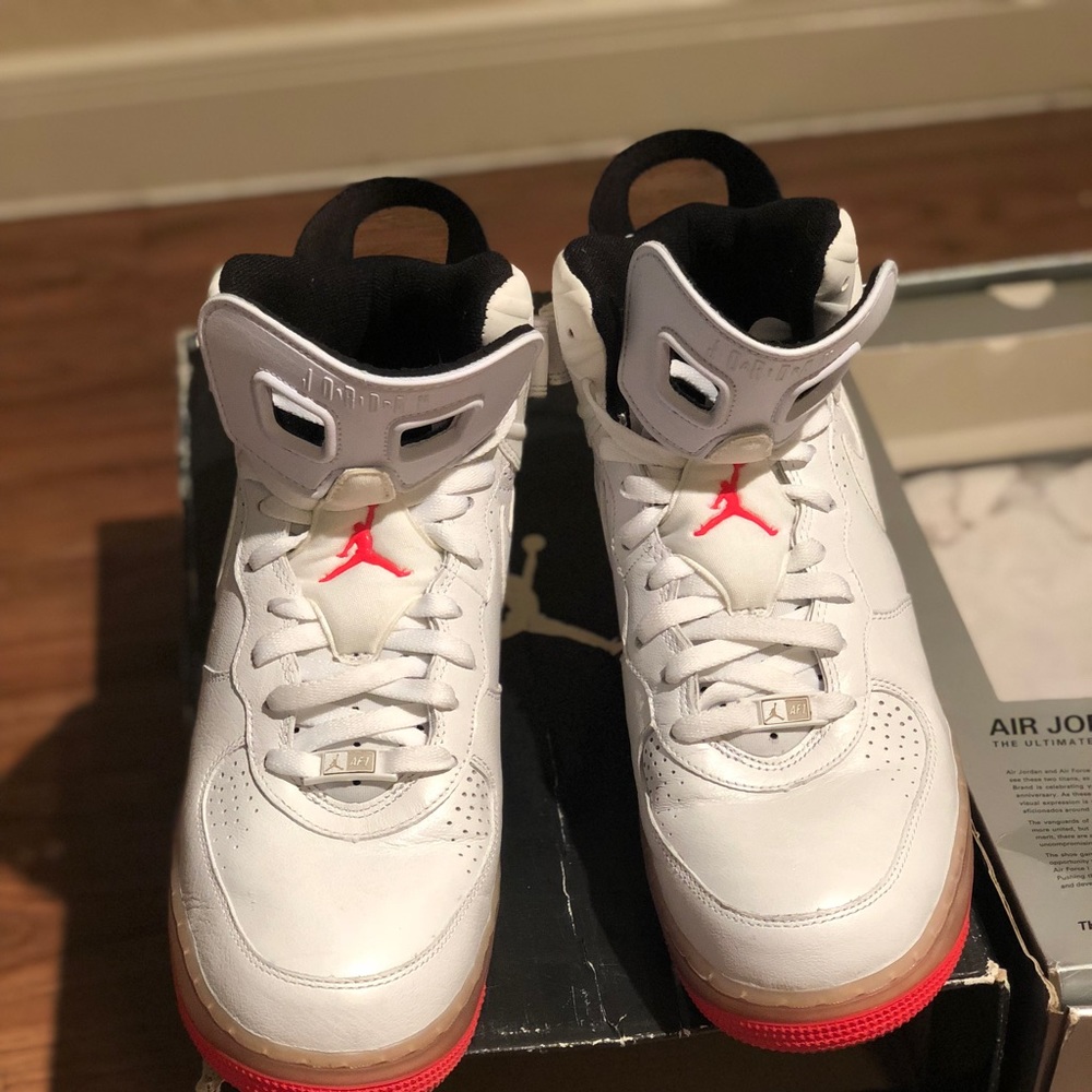 Men’s size 10.5 Air Jordan 6 Air Force 1 Fusion